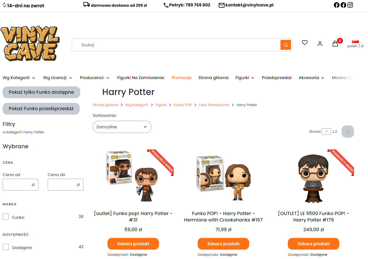 Figurki Funko Pop Harry Potter – od Harry’ego po Voldemorta
